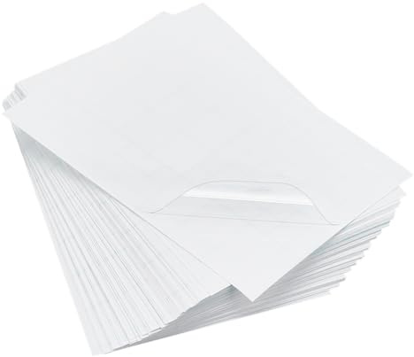 NBEADS 100 Stk. Selbstsiegelnde Laminierhüllen, PVC-Laminierfolien Transparenter Laminierbeutel Foto-Schutzfolien Klare Laminierfolien für Versiegelte Karten Dokumente