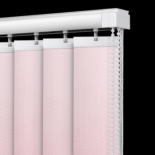 FENGSHOUU Lamellenvorhang Vertikaljalousie 89mm,Vertikalanlage Schiebevorhang,Blickdicht lichtdurchlässig Tür Fenster Lamellen Rollo,inklusive Montagematerial,Anpassbar,Breite×Höhe (180cm x 300cm)