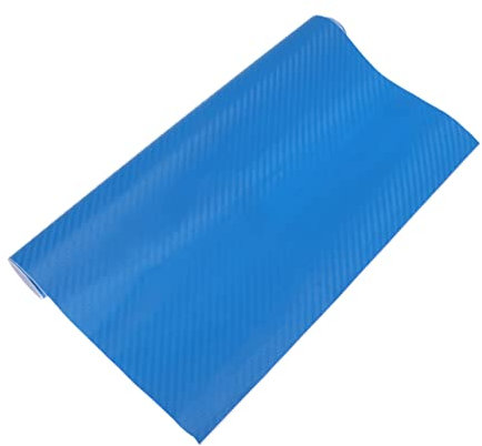 SOESFOUFU Automotive Carbon Fiber Produkte Auto Aufkleber 3D Film Rolle 30x127cm Blau Leicht zu Reinigen
