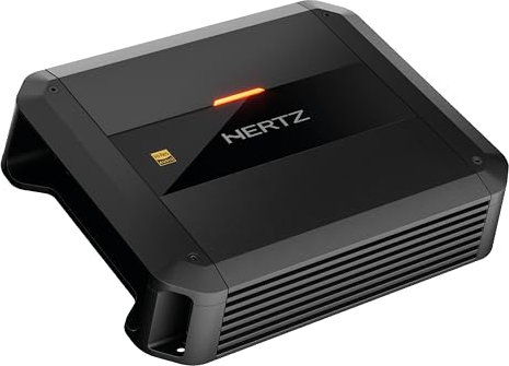Hertz Dieci Power DP 2.200 - Amplificatore stereo a 2 canali in Classe AB per auto, potenza 2x130W su 2 ohm, ideale per sistemi audio o subwoofer in configurazione mono