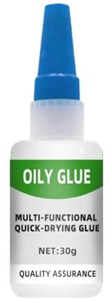 Colle cyanoacrylate 30 g tout usage avec bouchon antibûche. Super rapide, épaisse et forte colle cyanoacrylate pour plastique, verre, céramique, métal, bois, bricolage, réparation précise