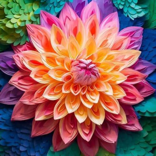 Dalia bulbi,bulbi di dalia gigante,Bulbi da fiore resistenti,Dalia fiore,Splendide piante ornamentali per giardini e vasi,Zinnia pianta(senza semi, non artificiali,resistenti)-10bulbi-F