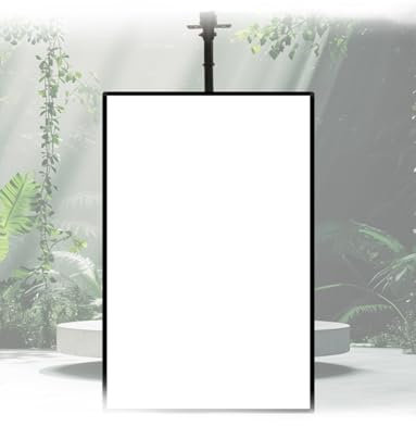 Verstellbare beleuchtete Lichtbox – ultradünnes Wanddisplay für Werbung, perfekt für Restaurants, Bars und Geschäfte – Hintergrundbeleuchteter Menü- und Posterhalter