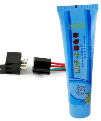 SVCEQZE Grasa Dieléctrica, 100g Grasa De Silicona Dieléctrica, Grasa Para Contactos Eléctricos, Grasa Cobre Conductora, Pasta Conductora, Lubricante Eléctrico Automotriz, Electrical ContactGrease