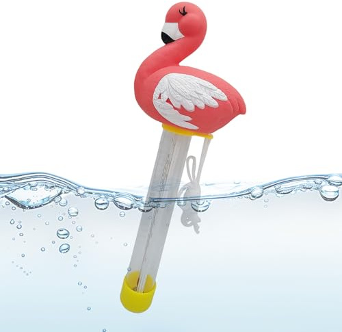Indicatore di temperatura 'acqua, termometro da nuoto per acqua calda, indicatore infrangibile, grande display per interni ed esterni, piscina, acquario, universale