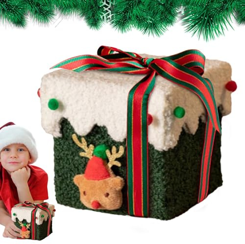 Opilroyn Scatole per dolcetti di Natale, addensate, vuote, per bomboniere, cioccolatini, snack, biglietti di pan di zenzero, decorazioni per la casa e feste