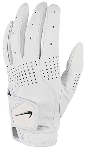 Nike Unisex – Erwachsene WMNS Tour Classic III LH GG Handschuhe, Pearl White/Pearl White/Black, M