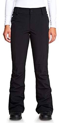 Roxy Damen Shell-Schneehose Creek - Shell-Schneehose Für Frauen, True Black, L, ERJTP03089