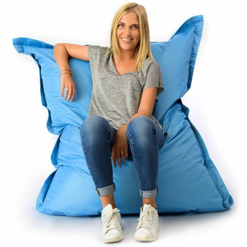 LIVEDECO - Jättepuff himmelsblå XL - inomhus och utomhus