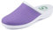 JOMIX Zuecos Sanitarios Mujer Chanclas Sanitarias Cómodas Ortopédicas Ligeras Transpirables, A Violeta, 38 EU