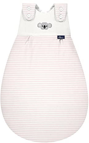 Alvi Baby Mäxchen Außensack ringlets koala rose/Ganzjahresschlafsack mitwachsend/Babyschlafsack größenverstellbar/Alvi Kinderschlafsack ohne Ärmel/für Jungen und Mädchen ab 0 Monate
