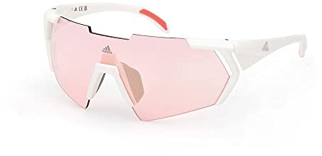 adidas SPORT CMPT Aero Brille, White/Other, 00/0/140 für Herren, Weiß/Andere, 00/0/140