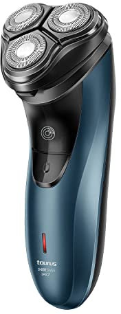 Taurus 3 Side Shave IPX7 - Afeitadora eléctrica, sin cable, seco o mojado, autonomía de 45 min, cortapatillas, Total Curve Technology, carga USB, ergonómica, cuchillas de acero inoxidable