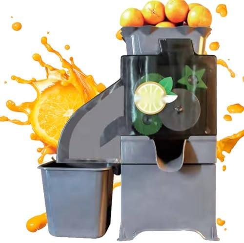 Commercial Orange Juicer Machine, Electric Orange Juice Extractor, Automatic Lemon Citrus Squeezer Machine, 20-25 PCS/Min, Orange Fresh Juice Squeezer Machine for Citrus, Lemon, Grapefruit