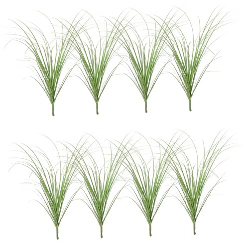 ABOOFAN 8pcs Artificial Simulation Plants Faux Grass 40cm Greenery Stems Fake Plant Decor for Vase Indoor Home Bedroom Decoration