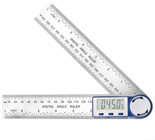 Righello angolare digitale con display LCD, perfetto per professionisti e appassionati di fai da te