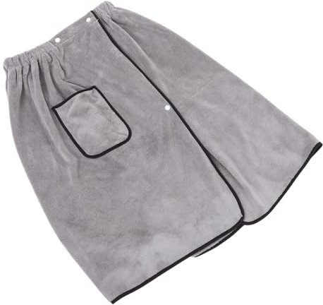Zerodeko Toalla De Baño para Hombre Tipo Pareo Ajustable De Microfibra Suave y Cómoda para SPA Playa y Hogar De Secado Rápido
