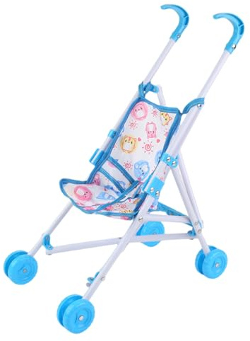 Baby Doll Stroller | Single Stroller Babies Strollers Toys | Lightweight Pushchair Toy | Buggys Role Play Strollers | Pretend Play Doll Accessories For Boys & Girls
