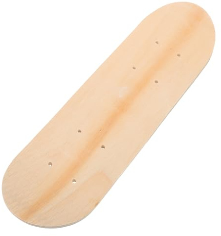 DECOMELODY 3 Stück DIY Blank Skateboard Deck Ahornholz Doppelkonkav Leichtes Robustes Skateboard für Anfänger und Jugendliche Street und Parkskating Geeignet