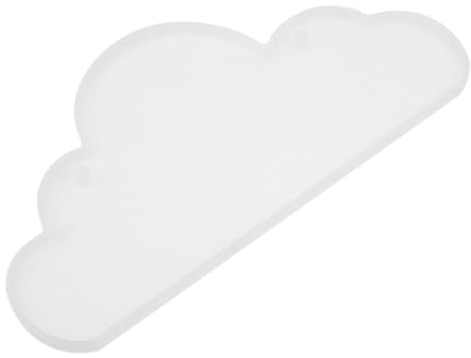 Housoutil Silikonform Wolken Türschild Flexibel Transparent Selbstgemacht Türhänger Gießform für Basteln