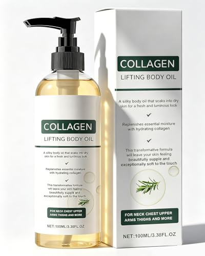 100 ml Collagen Oil for Skin Tightening, Rosemary Lifting Body Oil (1pcs)