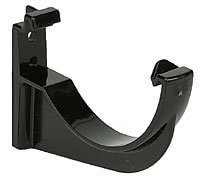 FloPlast Mini Gutter 76mm Black Fascia Bracket