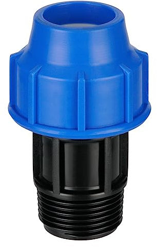 REKUBIK PE Übergangsmuffe Klemmverbindung x Außengewinde Größe 50mm x 1 1/2 AG