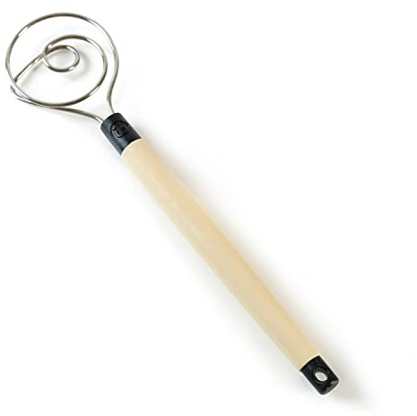 Brod & Taylor Teigschneebesen, robust, spülmaschinenfest, Rührwerkzeug, Brotteig Dänischer schneebesen, Eigelbtrenner,