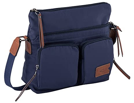 camel active Damen SKY Umhängetasche aus hochwertigem Nylon Dunkelblau womenswear-M