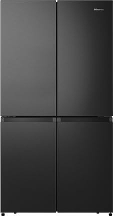 Hisense RQ758N4SAFE Cross Door Kühl-Gefrierkombination/NoFrostPlus/Inverter-Kompressor/Multiflow 360°/ SuperCool/ 178,5 cm/Kühlteil 393 l/Gefrierteil 216 l/ 40 dB/ 320 kWh/Jahr/schwarz