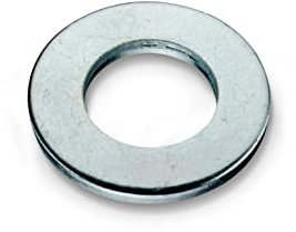 DOJA Barcelona | Unterlegscheibe | M12 | Stahl Verzinkt | PACK 50 | Unterlegscheiben Set für Schrauben, Beilagscheiben Sortiment für Türscharnier, Fitschenringe Zimmertüren | Karosseriescheiben