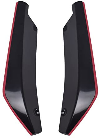JBHIFI Auto Schwanz Spoiler Flügel 2 Stücke Universal Auto Hintere Stoßstange Lip Spoiler Diffusor Splitter Kratzschutz Auto Spoiler Wing (Größe : 4)