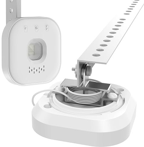 Staffa di montaggio per myQ Chamberlain Garage Smart Hub. Nessuna foratura, installazione senza problemi, montata su apriporta del garage (solo per MYQ-G0401-ES, hub garage non incluso)