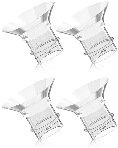 Breast Pump Parts Flange Insert 19mm Replacement Accessories Compatible with Momcozy Bellababy TSRETE MOMMED Mumgaroo Bioby S12 S9 S10 S12A S12 Pro S18 S21 S23 S32, 2 Pcs