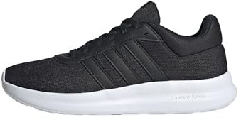 adidas dam LITE RACER 4.0 SHOES, Core Black/Core Black/Iron Metallic, 36 EU