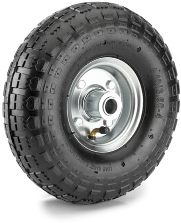 FKSTRAILER Luftrad 260x85mm für Anhänger Stützrad, Metallfelge