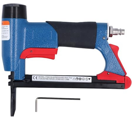 Pneumatic Staple Gun 140 Staple Loading Capacity Stapler Air Powered Stapler for Woodworking