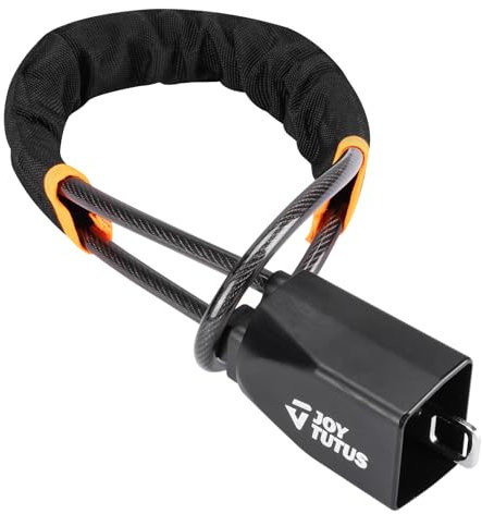 JOYTUTUS Steering Wheel Lock, Car Seat Belt Lock with 3 Keys,Double Car Anti Theft Device,Fits Most Vehicles, Trucks, SUVs, and Vans (70CM)