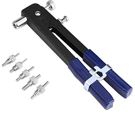 Pince A Rivet,Pince à Rivet pince a insert fileté 6pcs / Set Rivet aveugle Heavy Duty écrou Insert à riveter Kit main M3-M8 Rivet Nuts ongles Outils de réparation des ménages
