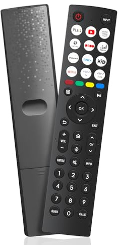 Replacement Hisense TV Remote Control,Universal Remote Control for Hisense VIDAA 4K UHD FHD QLED LED LCD HDTV Smart TV with 12 Shortcut Buttons, No Setup Required