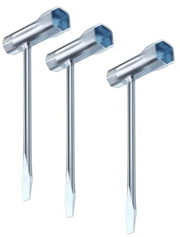 Klaisy 1pc/3pcs T Wrench Sparks Plug Chainsaw Combination Screwdriver and for Chainsaw Brush Cutter Steel Spanner