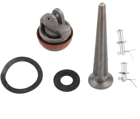 Pistone di ricambio per pompe a mano tipo 75 con set di bulloni per valvola per piercing al naso, stantuffo in ghisa e guarnizioni in silicone, compatibile con sistemi di pompaggio a 75 maniglie