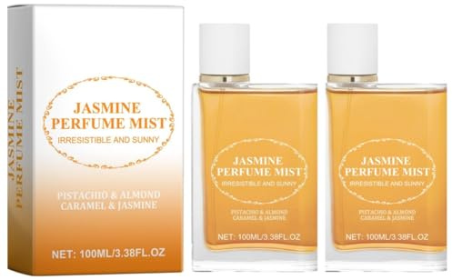 Bruma de Jazmín 100 ml – Fragancia duradera, suave con la piel, ideal tanto para hombre como para mujer, perfecta para el día a día y ocasiones especiales | Aroma a Pistacho, Almendra y Caramelo