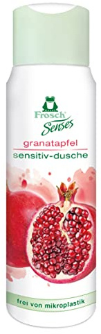 Frosch Senses Granatapfel Sensitiv-Dusche, Duschgel für empfindliche Haut geeignet, pH-hautneutral & vegan, ohne Mikroplastik, Körperpflege, klar, 1er Pack (1 x 300ml)