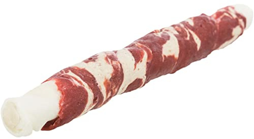 TRIXIE Hundeleckerli Denta Fun Marbled Rolls mit Rind & Weißfisch – 140 g | Zahnpflege-Kauartikel mit strukturierter Oberfläche – schmackhafte Belohnung fürs Training, ideal für zwischendurch