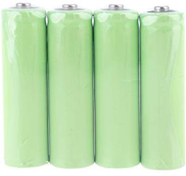 KERDEJAR Universal 4 Stück No Power AA Dummy Batterie Falsche Konfiguration Shell Positionsmarkierer Zylinder für Eisen und Lithium Phosphatbatterie
