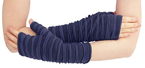 PUREWONDER Damen Armstulpen Handstulpen Nr. 17 Blau