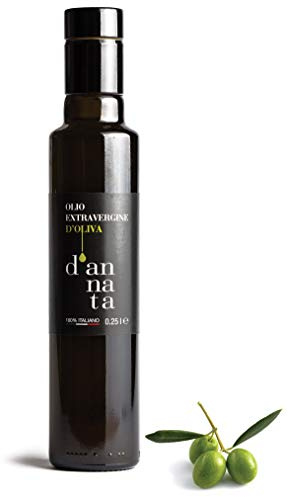 Olio Extravergine Di Oliva 100% Italiano (Bottiglia 250 ML) I D'Annata Azienda Agricola I OLIO NUOVO 2025/2026