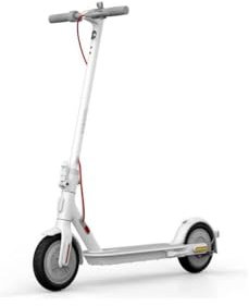 Xiaomi Electric Scooter 3 Lite Trottinette électrique pour Adulte Blanche avec antivol et écran, Puissance 300W, autonomie 20km, pneus antidérapants - Version FR