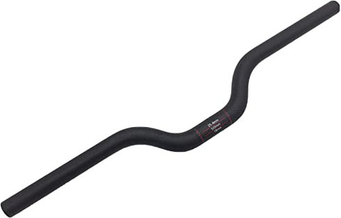 Carbon Lenker Rennrad MTB Mountainbike Fahrrad Extralanger Lenker 25,4 Mm Riser Bar Rennrad Lenker Leicht Gravel Bike Lenker,Black,560mm/22inch